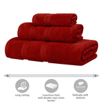 Smart Dry Zero Twist Cotton Medium Weight 3 Piece Assorted Towel Set - Towel Set by Superior Brand
