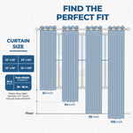 Linen Washable Room Darkening Blackout Curtains, Set of 2 - Blackout Curtains by Superior Brand