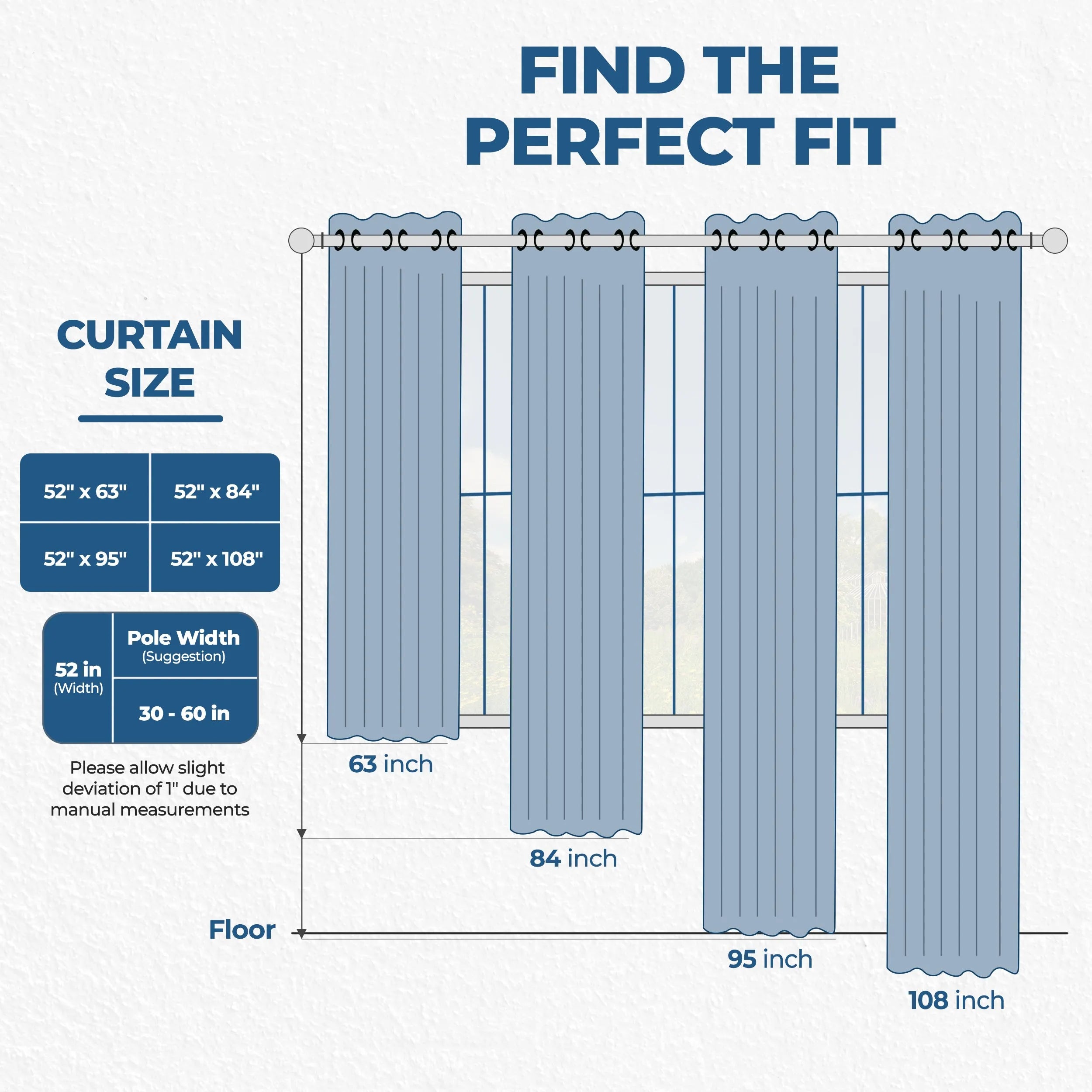 Linen Washable Room Darkening Blackout Curtains, Set of 2 - Blackout Curtains by Superior Brand