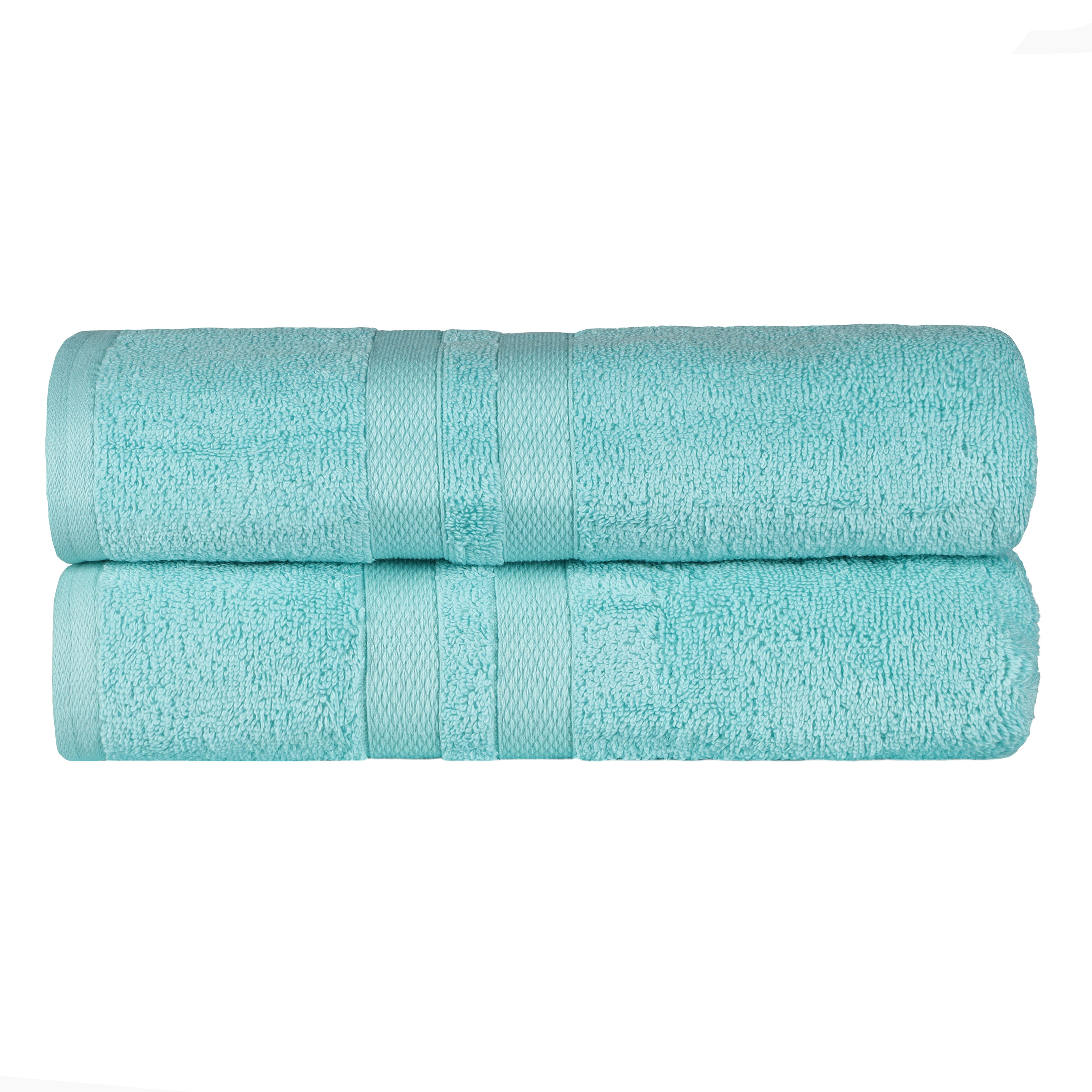 Ultra-Soft Cotton Solid Medium Weight Absorbent Bath Towel Set of 2 - Towel Set by Superior Brand