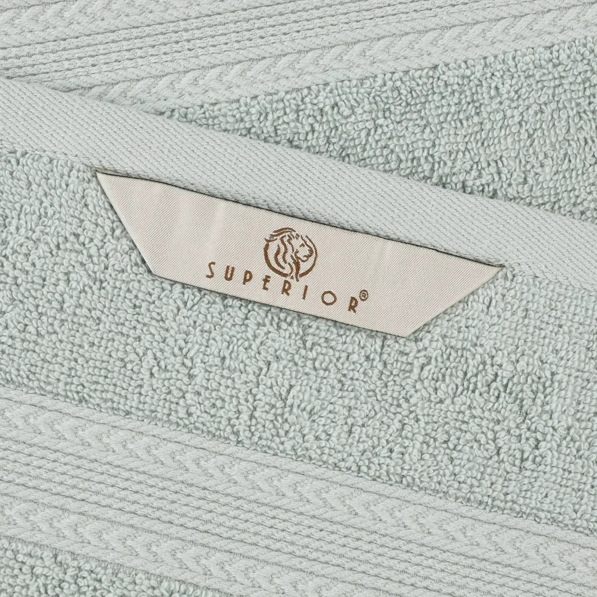 Eco-Friendly Ringspun Cotton Towel Set 8-Piece - Towel Set by Superior Brand