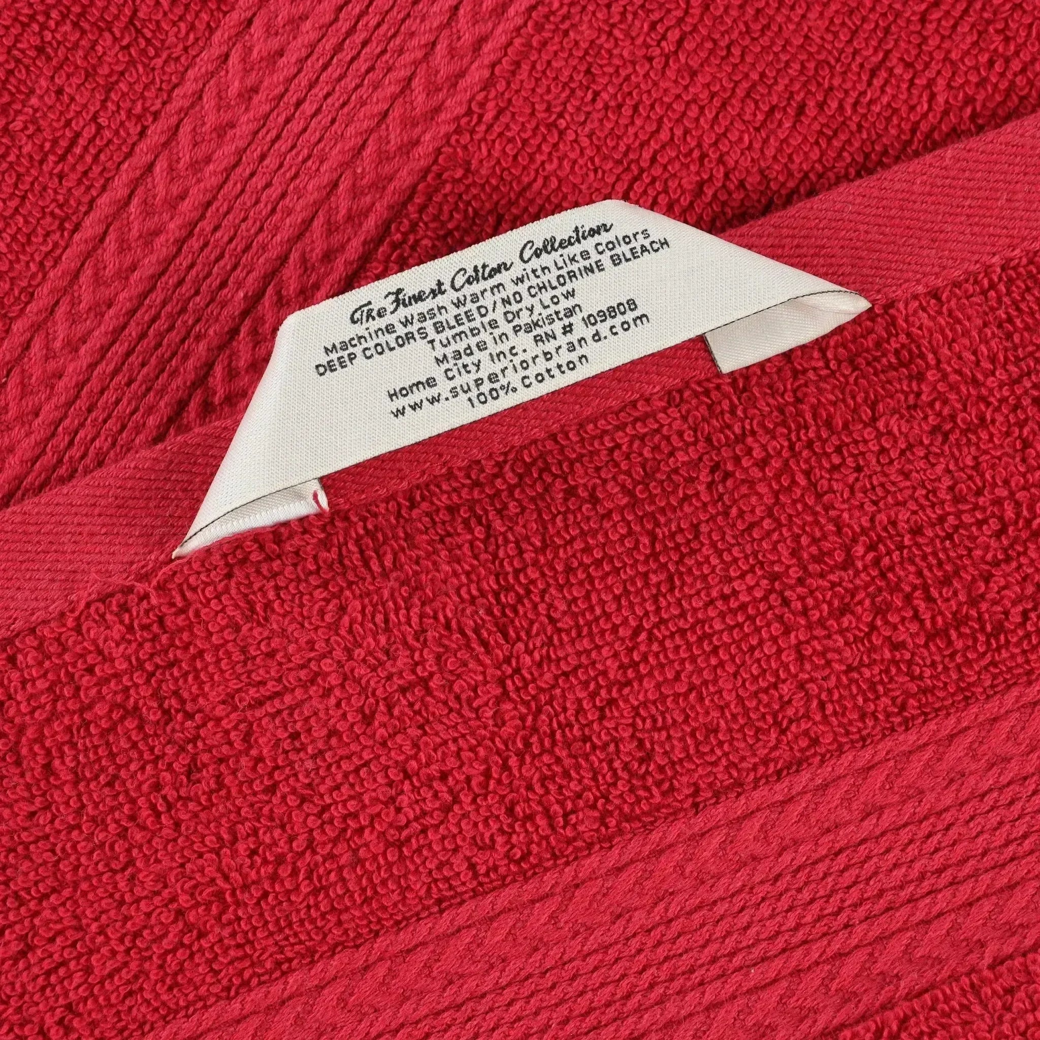 Eco-Friendly Ringspun Cotton Towel Set 8-Piece - Towel Set by Superior Brand