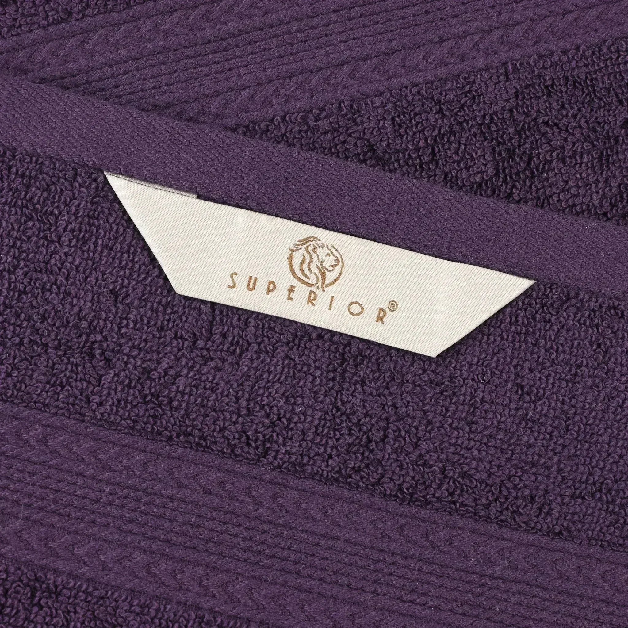 Eco-Friendly Ringspun Cotton Towel Set 8-Piece - Towel Set by Superior Brand