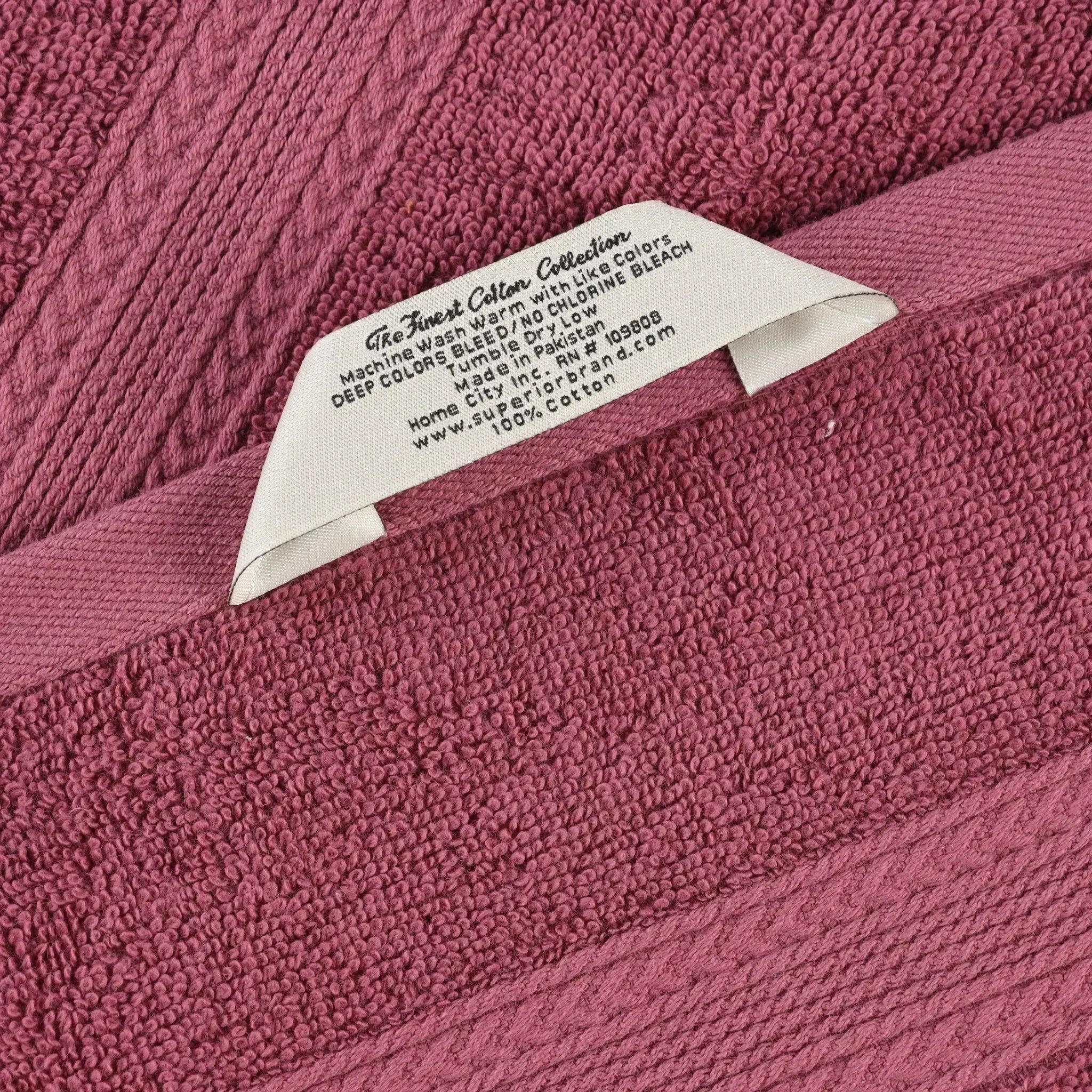 Eco-Friendly Ringspun Cotton Towel Set 8-Piece - Towel Set by Superior Brand