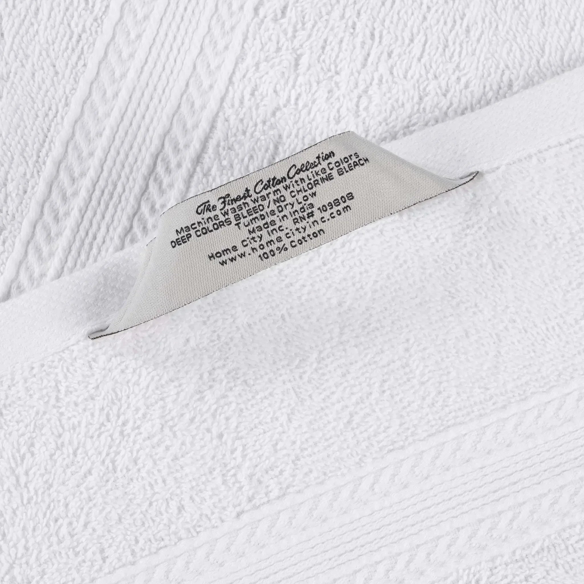 Eco-Friendly Ringspun Cotton Towel Set 8-Piece - Towel Set by Superior Brand