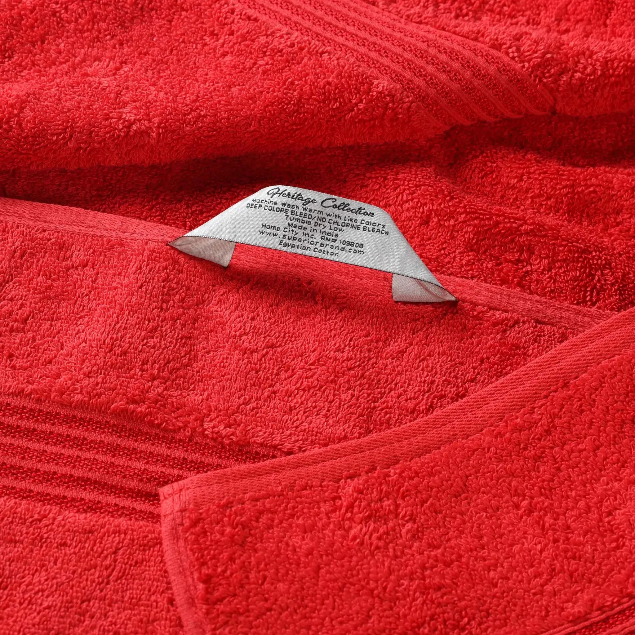 Egyptian Cotton Heritage Plush Towel Set 3 Piece - Egyptian Cotton Towel Set by Superior Brand