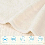Mile Smart Twist Viscose Cotton Blend Solid Bath Sheets, Set of 2 - Bath Sheet by Superior Brand