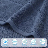 Mile Smart Twist Viscose Cotton Blend Solid Bath Sheets, Set of 2 - Bath Sheet by Superior Brand