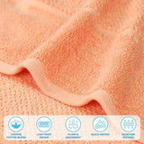 Mile Smart Twist Viscose Cotton Blend Solid Bath Sheets, Set of 2 - Bath Sheet by Superior Brand