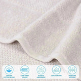 Mile Smart Twist Viscose Cotton Blend Solid Bath Sheets, Set of 2 - Bath Sheet by Superior Brand