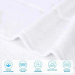 Mile Smart Twist Viscose Cotton Blend Solid Bath Sheets, Set of 2 - Bath Sheet by Superior Brand