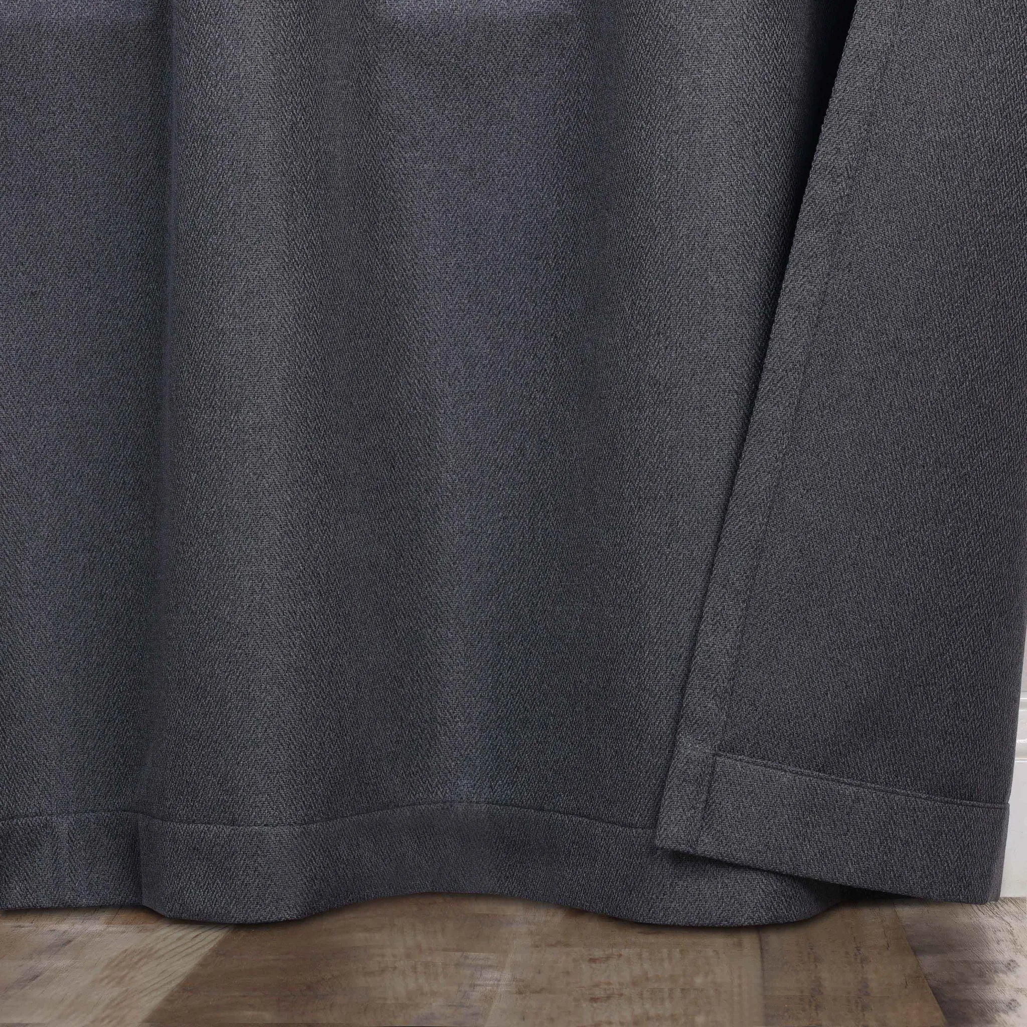 Nyan 100% Blackout Machine Washable Grommet Curtains, Set of 2 Panels - Blackout Curtains by Superior Brand