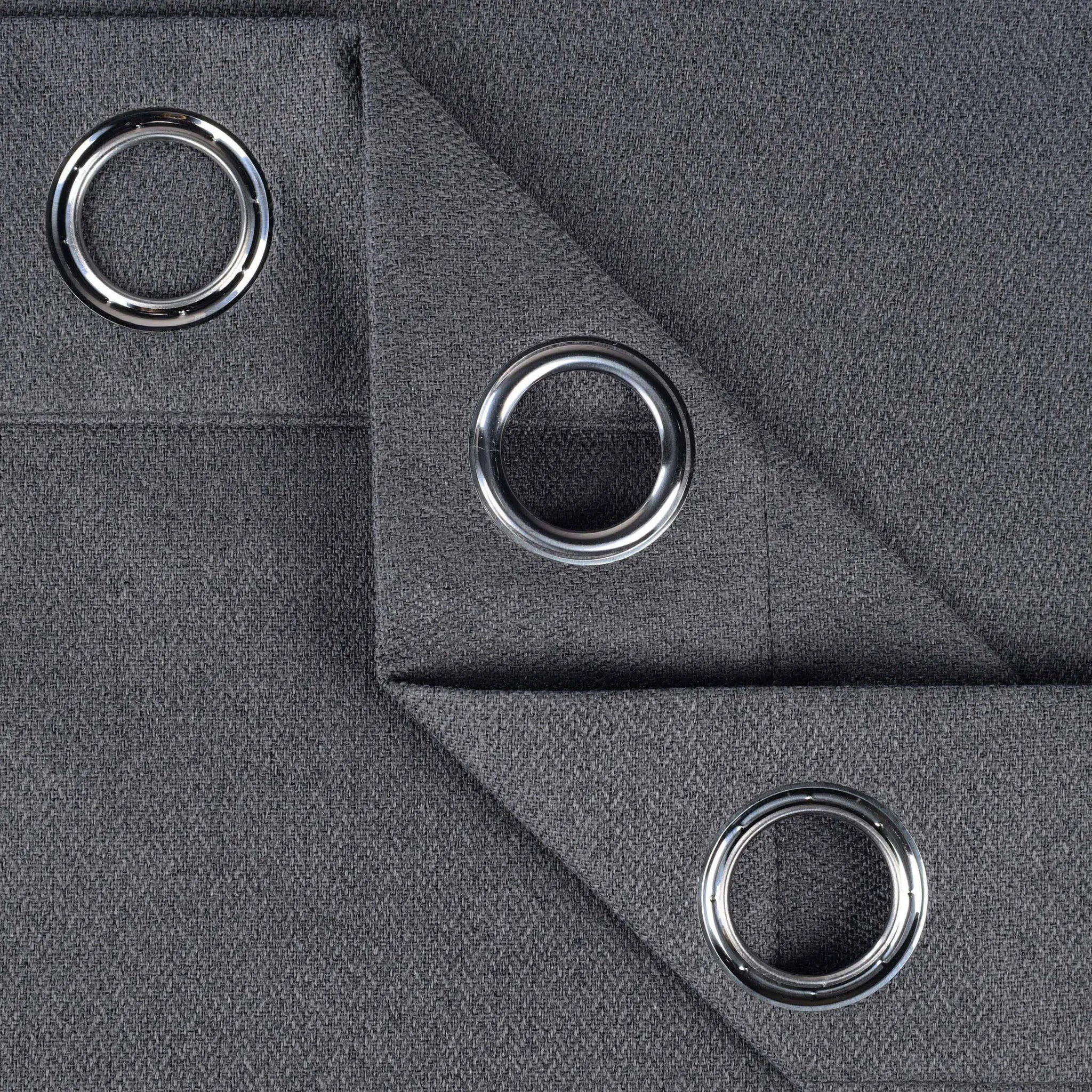 Nyan 100% Blackout Machine Washable Grommet Curtains, Set of 2 Panels - Blackout Curtains by Superior Brand