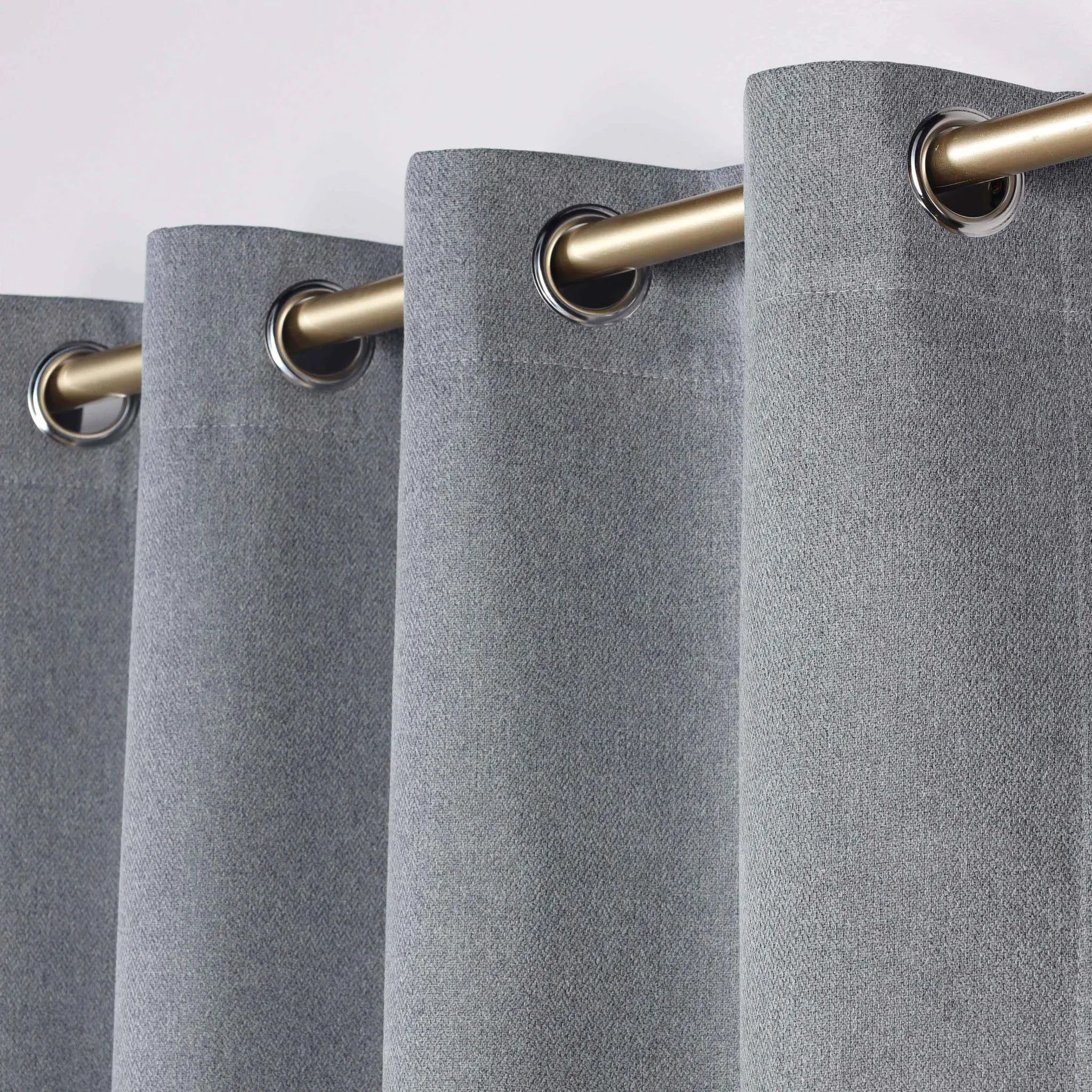 Nyan 100% Blackout Machine Washable Grommet Curtains, Set of 2 Panels - Blackout Curtains by Superior Brand
