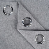 Nyan 100% Blackout Machine Washable Grommet Curtains, Set of 2 Panels - Blackout Curtains by Superior Brand