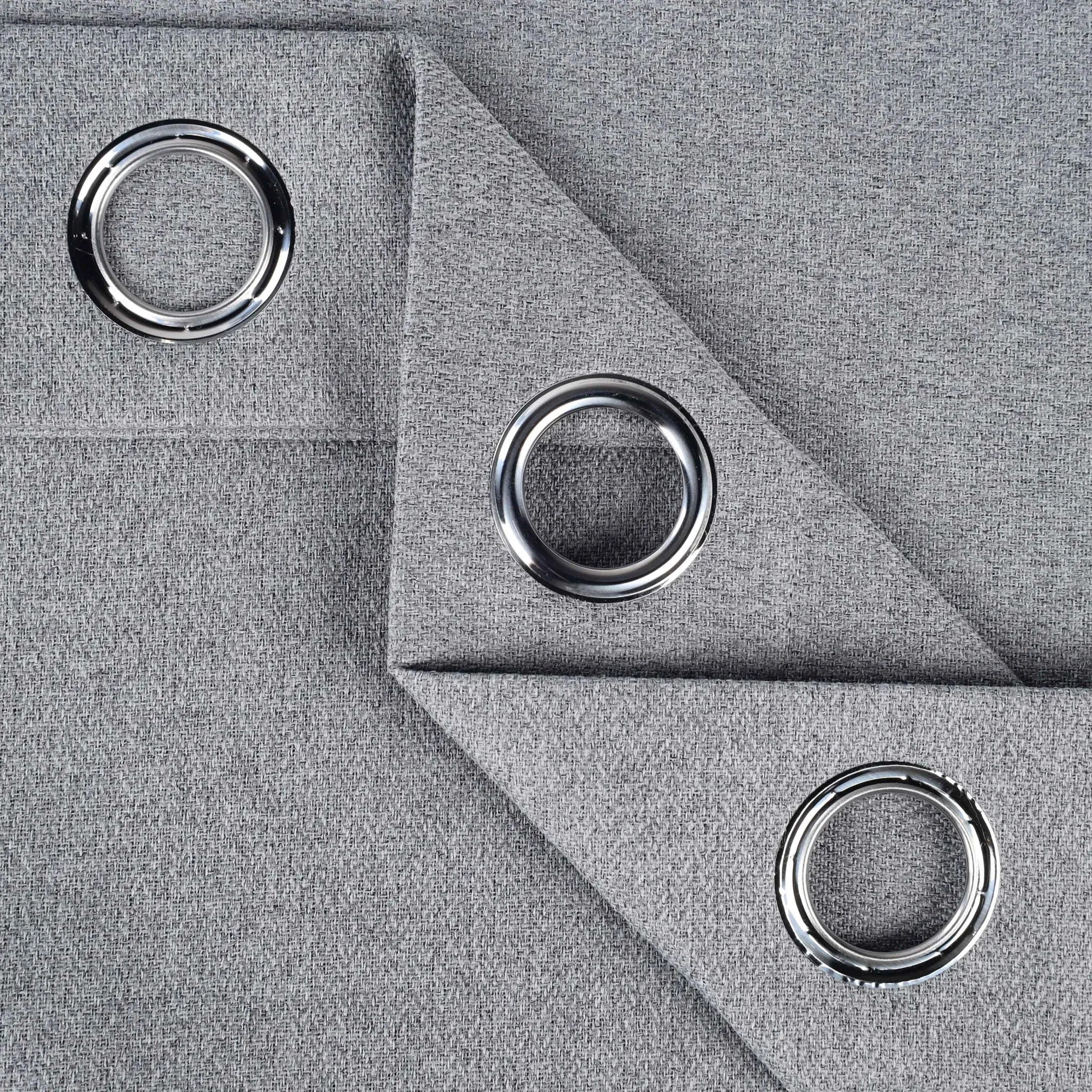 Nyan 100% Blackout Machine Washable Grommet Curtains, Set of 2 Panels - Blackout Curtains by Superior Brand