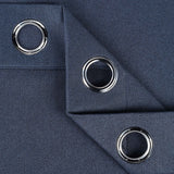 Nyan 100% Blackout Machine Washable Grommet Curtains, Set of 2 Panels - Blackout Curtains by Superior Brand