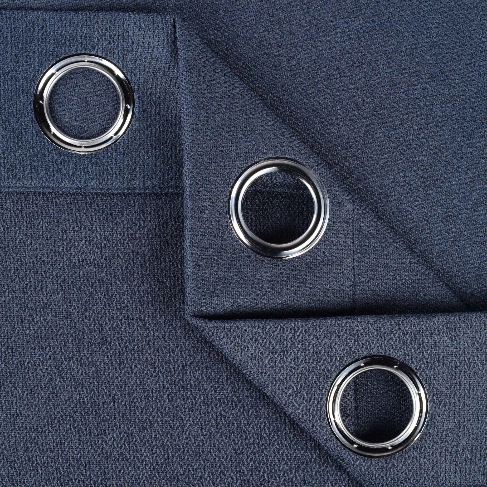 Nyan 100% Blackout Machine Washable Grommet Curtains, Set of 2 Panels - Blackout Curtains by Superior Brand