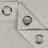 Nyan 100% Blackout Machine Washable Grommet Curtains, Set of 2 Panels - Blackout Curtains by Superior Brand