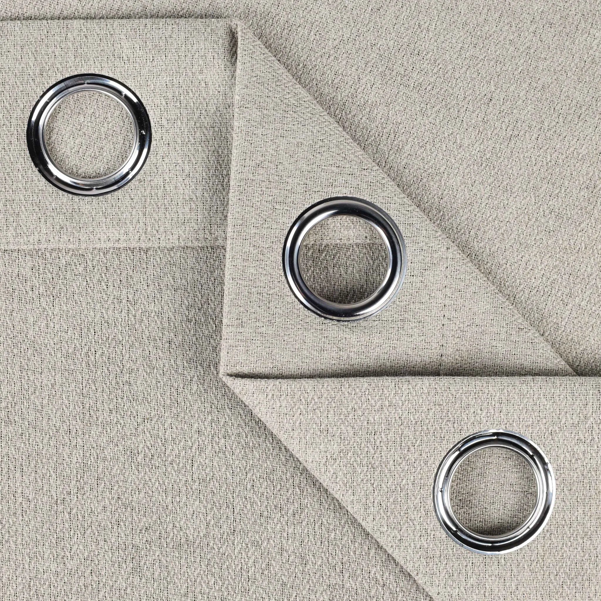 Nyan 100% Blackout Machine Washable Grommet Curtains, Set of 2 Panels - Blackout Curtains by Superior Brand