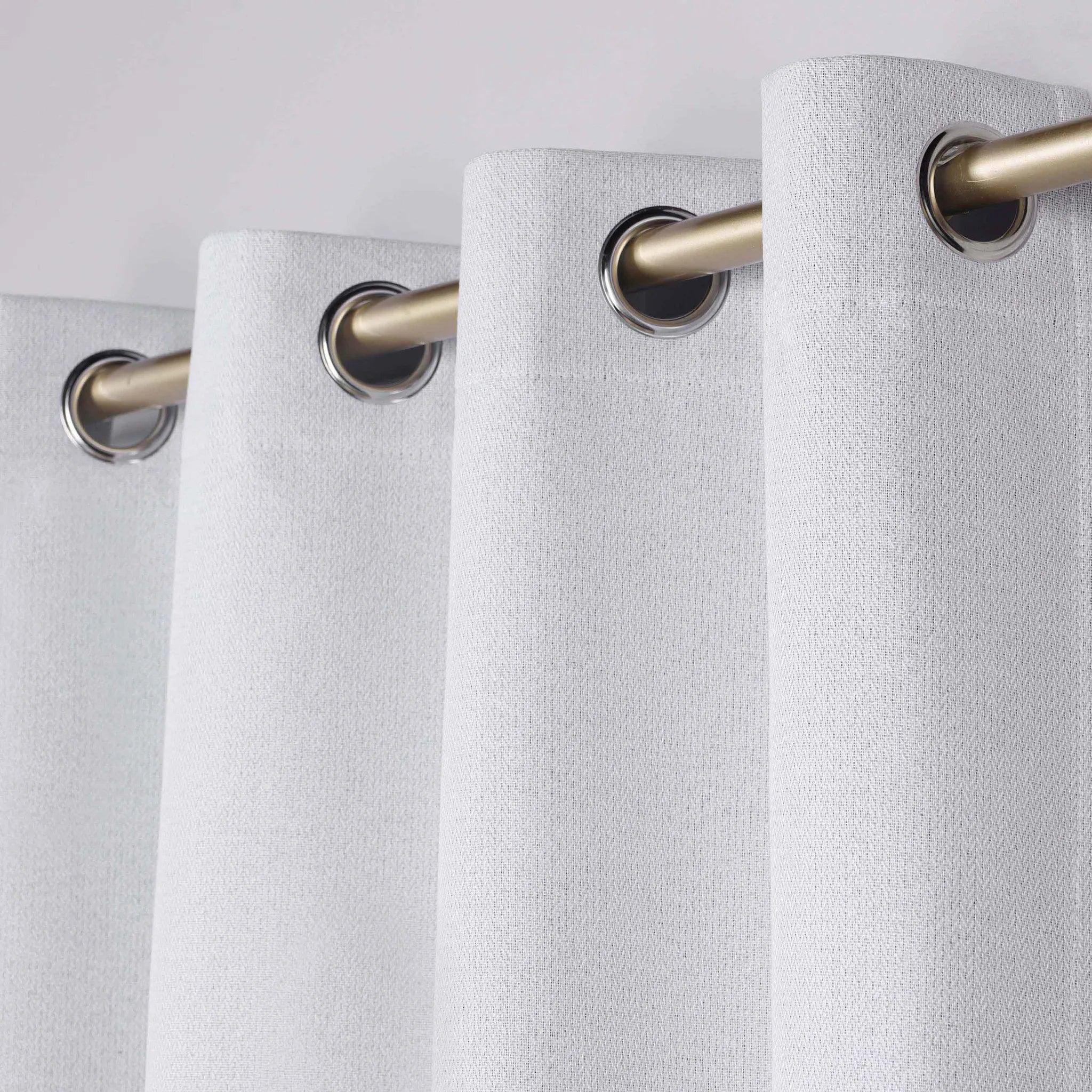 Nyan 100% Blackout Machine Washable Grommet Curtains, Set of 2 Panels - Blackout Curtains by Superior Brand