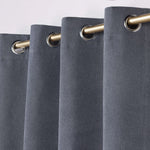 Neal 100% Blackout Machine Washable Grommet Curtains, Set of 2 Panels - Blackout Curtains by Superior Brand