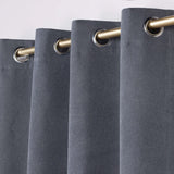 Neal 100% Blackout Machine Washable Grommet Curtains, Set of 2 Panels - Blackout Curtains by Superior Brand