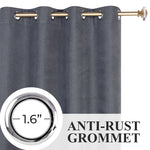 Neal 100% Blackout Machine Washable Grommet Curtains, Set of 2 Panels - Blackout Curtains by Superior Brand