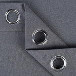Neal 100% Blackout Machine Washable Grommet Curtains, Set of 2 Panels - Blackout Curtains by Superior Brand