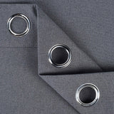 Neal 100% Blackout Machine Washable Grommet Curtains, Set of 2 Panels - Blackout Curtains by Superior Brand