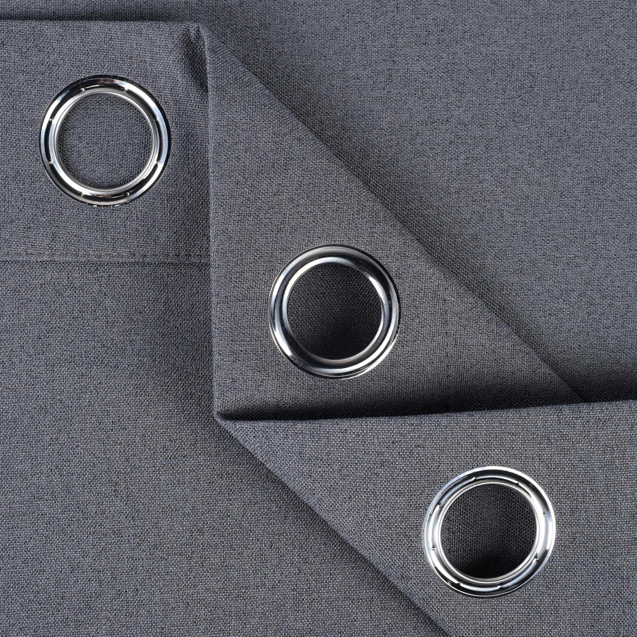 Neal 100% Blackout Machine Washable Grommet Curtains, Set of 2 Panels - Blackout Curtains by Superior Brand