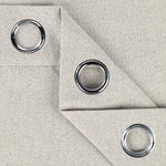 Neal 100% Blackout Machine Washable Grommet Curtains, Set of 2 Panels - Blackout Curtains by Superior Brand