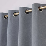Neal 100% Blackout Machine Washable Grommet Curtains, Set of 2 Panels - Blackout Curtains by Superior Brand