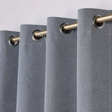 Neal 100% Blackout Machine Washable Grommet Curtains, Set of 2 Panels - Blackout Curtains by Superior Brand