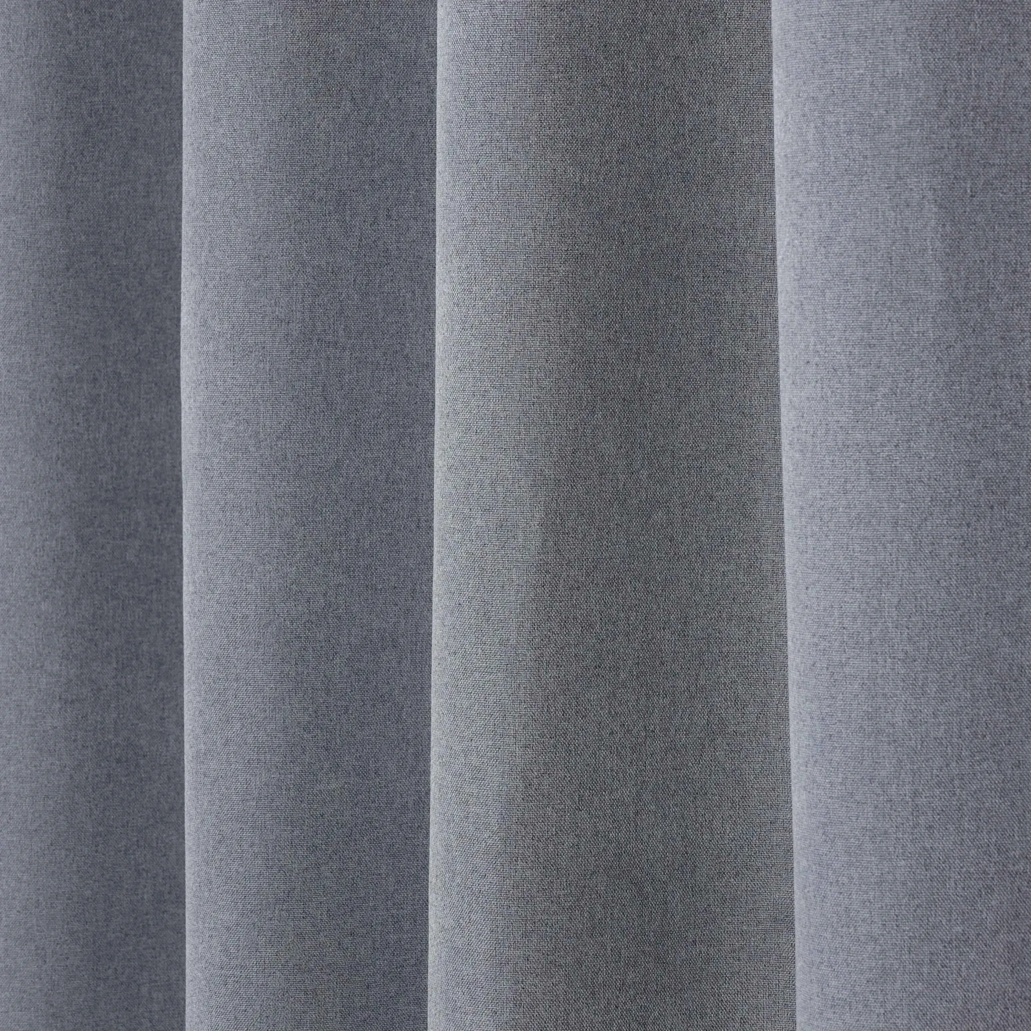 Neal 100% Blackout Machine Washable Grommet Curtains, Set of 2 Panels - Blackout Curtains by Superior Brand