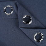 Neal 100% Blackout Machine Washable Grommet Curtains, Set of 2 Panels - Blackout Curtains by Superior Brand