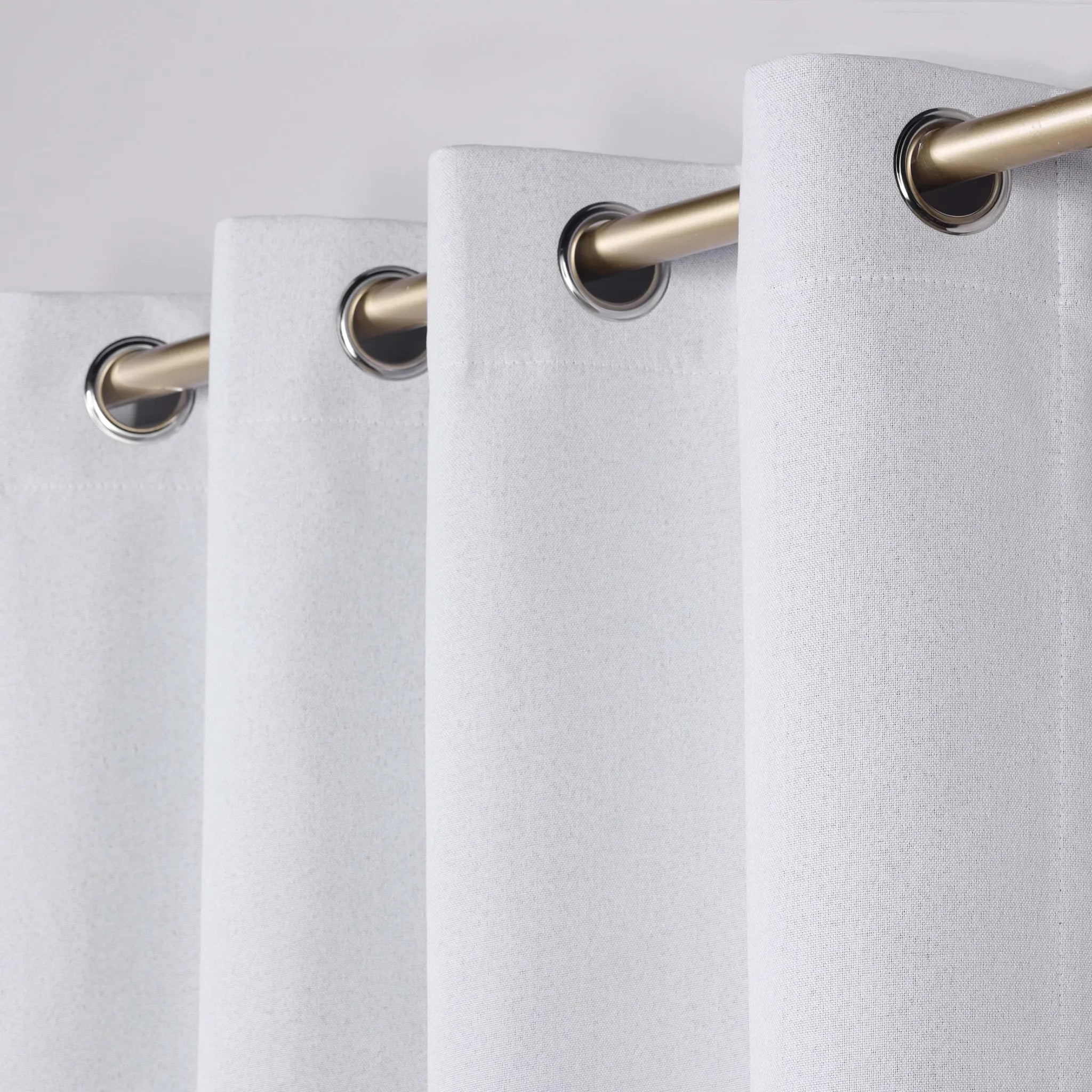 Neal 100% Blackout Machine Washable Grommet Curtains, Set of 2 Panels - Blackout Curtains by Superior Brand