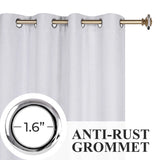 Neal 100% Blackout Machine Washable Grommet Curtains, Set of 2 Panels - Blackout Curtains by Superior Brand