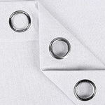 Neal 100% Blackout Machine Washable Grommet Curtains, Set of 2 Panels - Blackout Curtains by Superior Brand