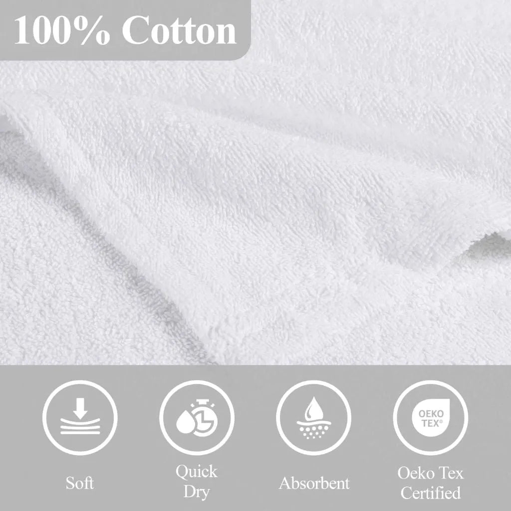 Lyron Cotton Terry Hooded Bath Towel - Hooded Bath Towel by Superior Brand