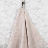 Rolla Cotton Geometric Jacquard Plush Absorbent Bath Sheet Set of 2 - Bath Sheet by Superior Brand