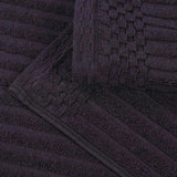 Ribbed Cotton Absorbent Bath Towel Set of 4 - Bath Towel by Superior Brand