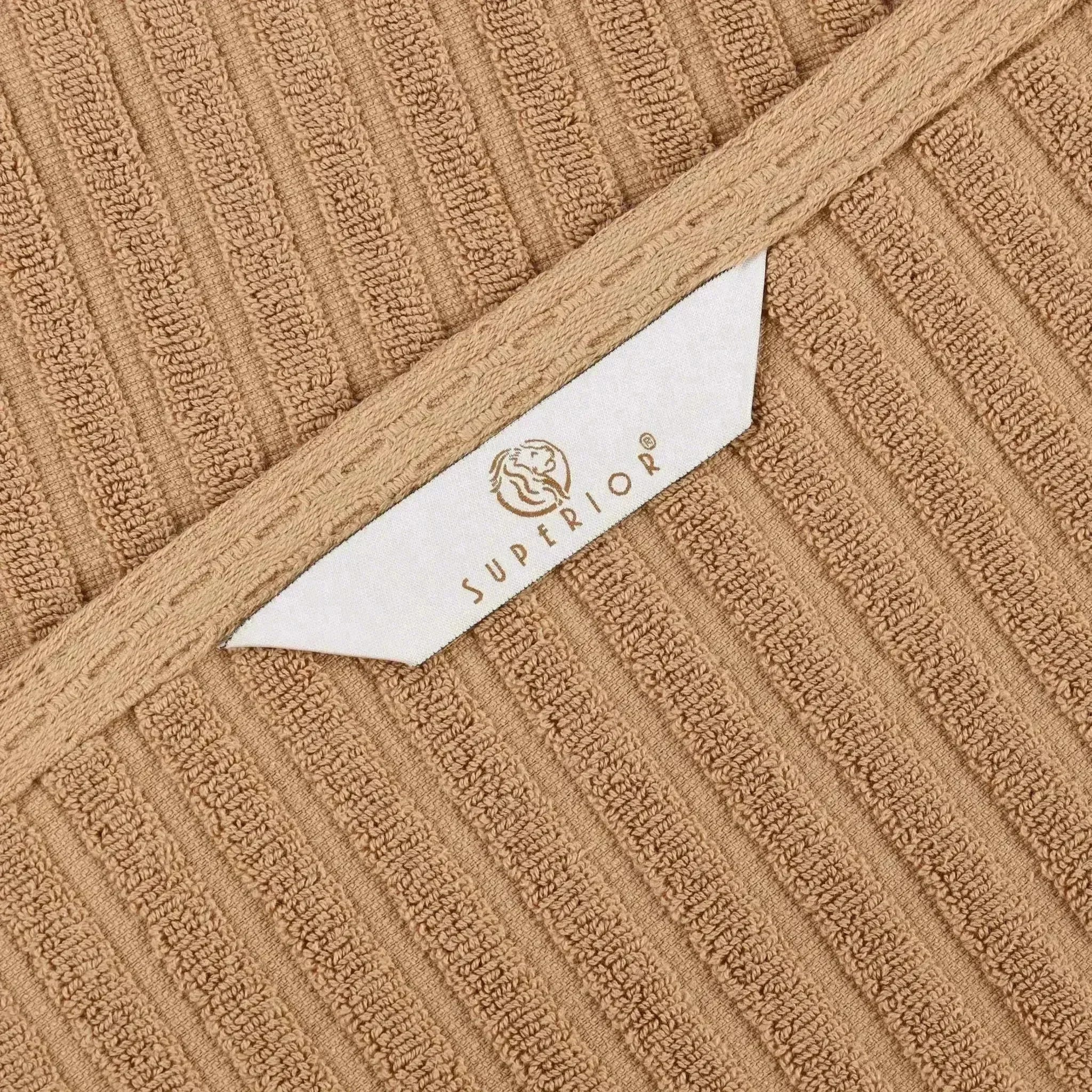 Ribbed Cotton Absorbent Bath Towel Set of 4 - Bath Towel by Superior Brand