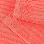 Ribbed Cotton Absorbent Bath Towel Set of 4 - Bath Towel by Superior Brand