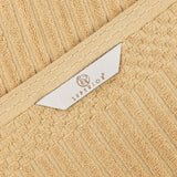 Ribbed Cotton Absorbent Bath Towel Set of 4 - Bath Towel by Superior Brand