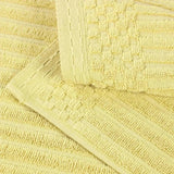 Ribbed Cotton Absorbent Bath Towel Set of 4 - Bath Towel by Superior Brand