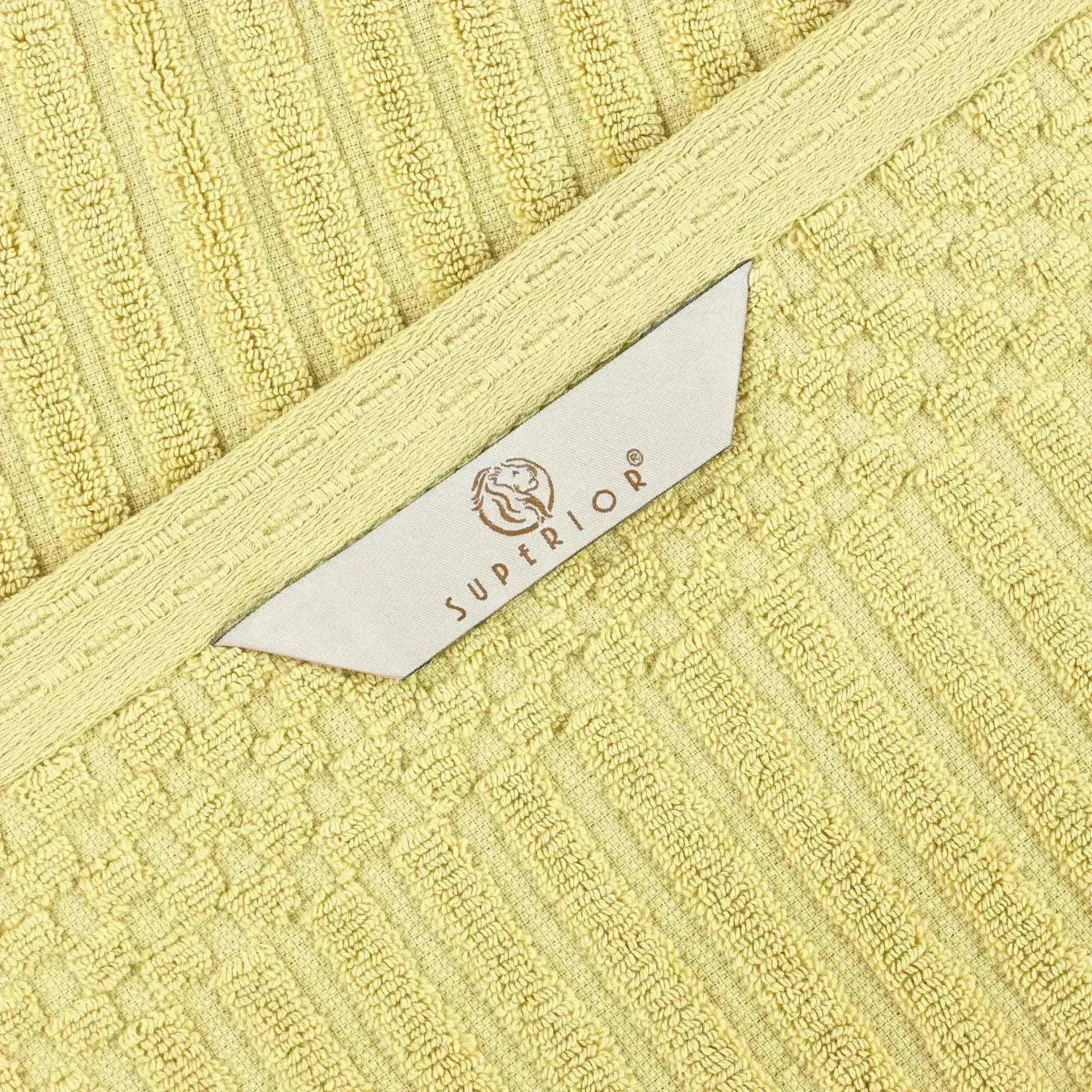 Soho Ribbed Cotton Absorbent Bath Towel Set of 4 - Bath Towel by Superior Brand