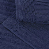Ribbed Cotton Absorbent Bath Towel Set of 4 - Bath Towel by Superior Brand