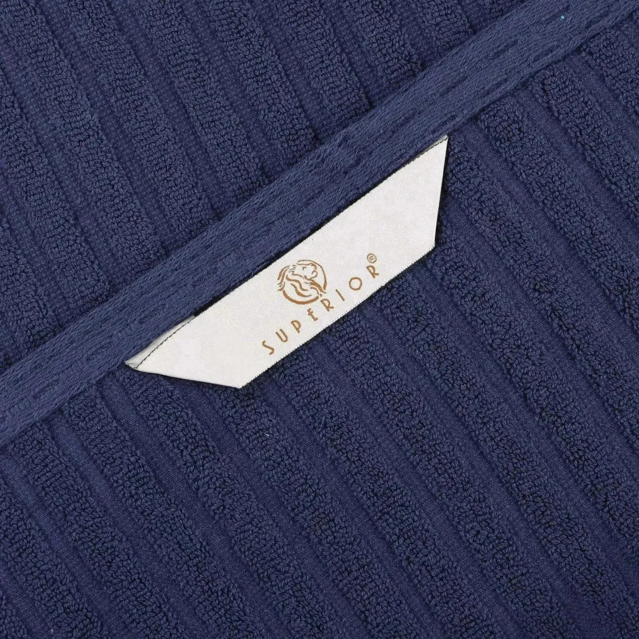 Ribbed Cotton Absorbent Bath Towel Set of 4 - Bath Towel by Superior Brand