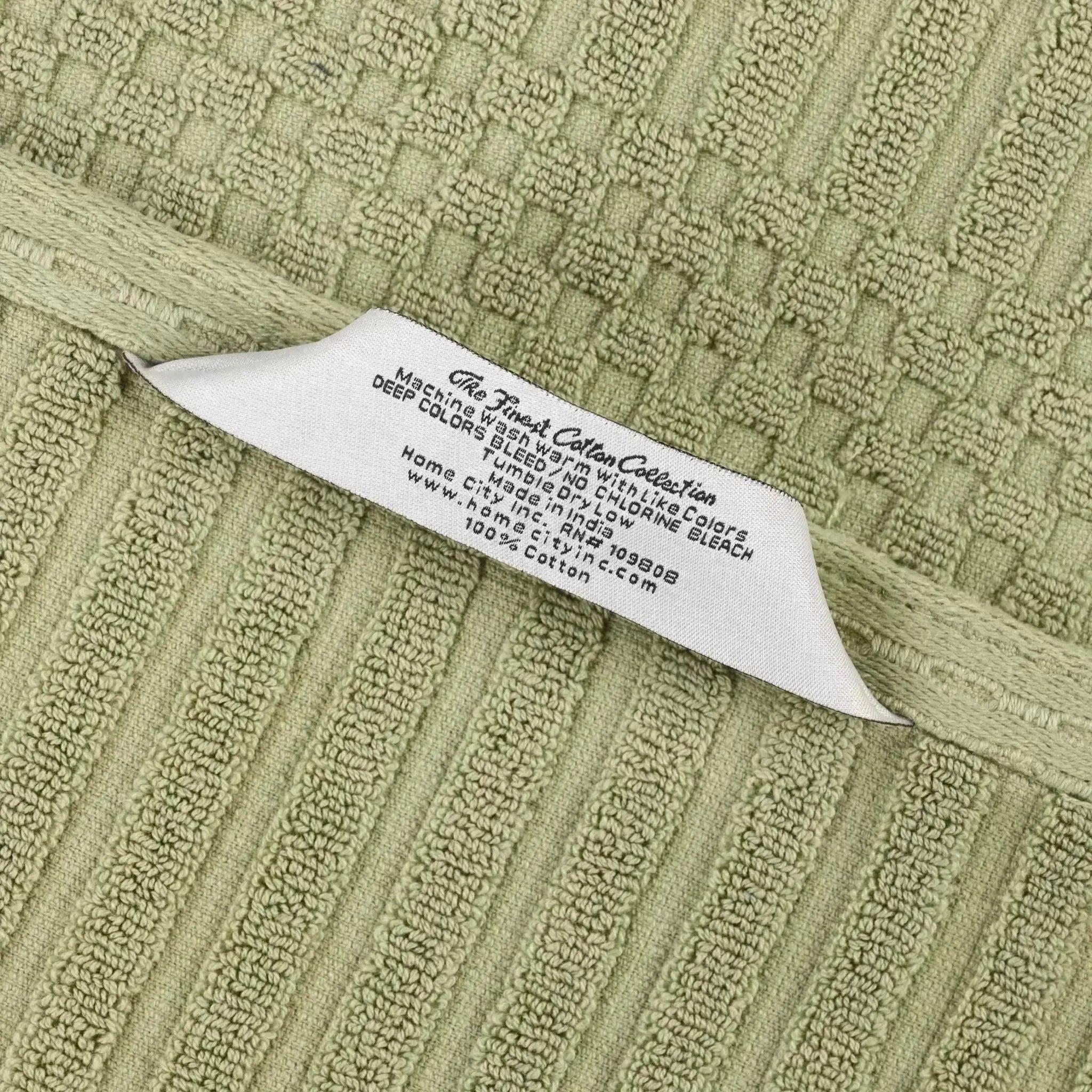 Soho Ribbed Cotton Absorbent Bath Towel Set of 4 - Bath Towel by Superior Brand